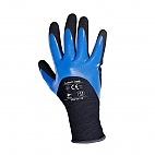 Rękawice z nitrylem czarno-niebieskie 8[M] - Rękawice z nitrylem czarno-niebieskie 12[2XL]
